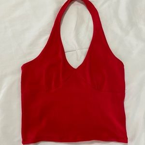 Red Halter Top New